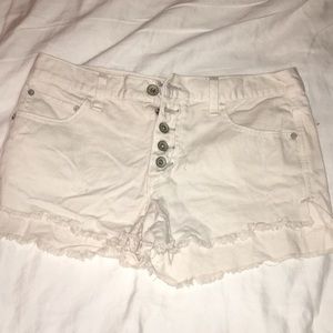 Free people cropped shorts
